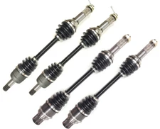 Full Set 4 ATV CV Axle Fit Yamaha Grizzly 350 Grizzly 400 Kodiak 400 Front Rear