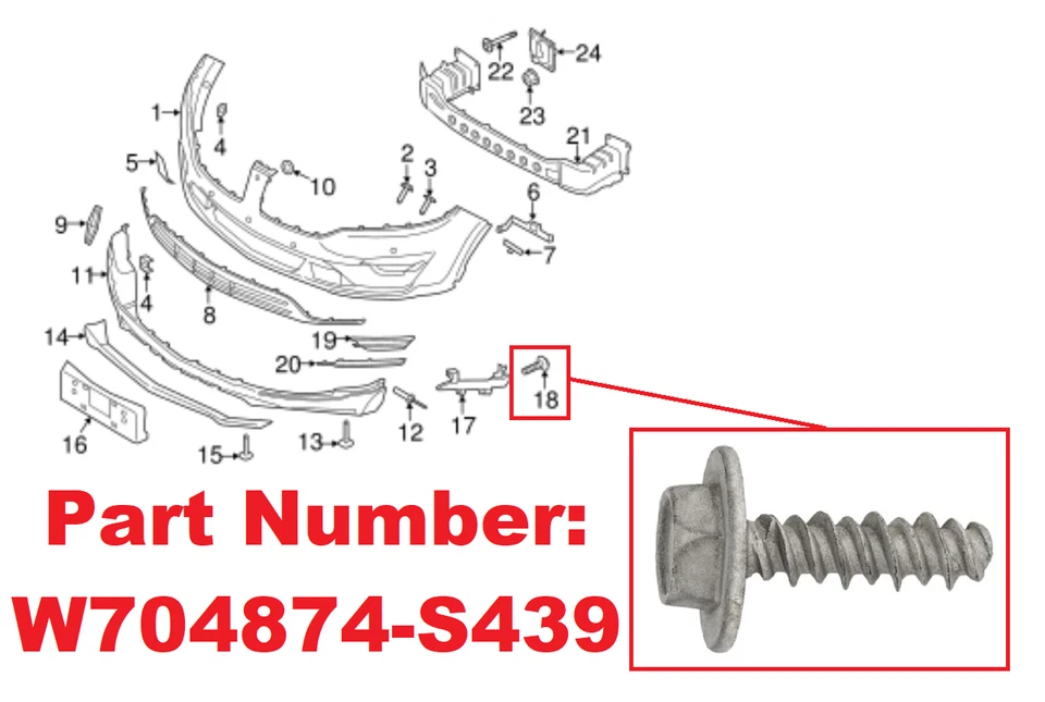 8 TORNILLOS ANTINIEBLA NUEVOS! PARA FORD ESCAPE EXPEDITION LINCOLN TOWN CAR MERCURY ETC Foto 3 de 3
