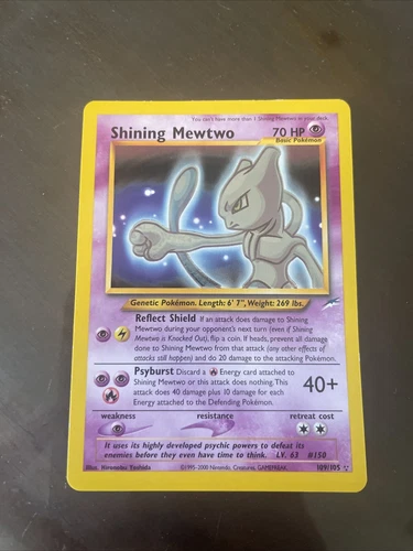 Shining Mewtwo | 109/105 | Neo Destiny | ITA - Perfect Conditions