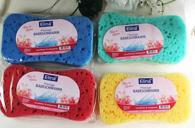 ELINA MED 4St. Elina Schwamm Badeschwamm Massage Duschschwamm verwöhnen entspannen