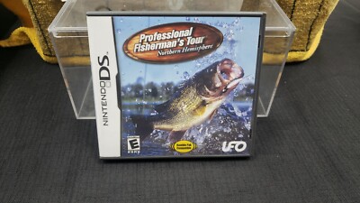 CIB PROFESSIONAL FISHERMAN'S TOUR NORTHERN HEMISPHERE NINTENDO DS VIDEO GAME 