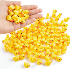 Mini Resin Ducks Set Tiny Duck Figures For Craft Party Garden Decor 100/200pcs