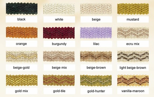 12mm Trim Gimp Braid Valencia - Edging Lampshade Blinds Soft Furnishing Clothing - Picture 14 of 66