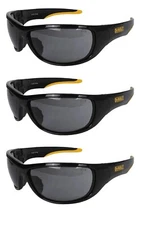 DeWalt DPG94-2 DOMINATOR Safety Glasses SMOKE GRAY Work Eyewear Sunglasses 3 PR