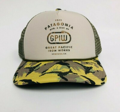 PATAGONIA Great Pacific Iron Works mesh snapback trucker Hat
