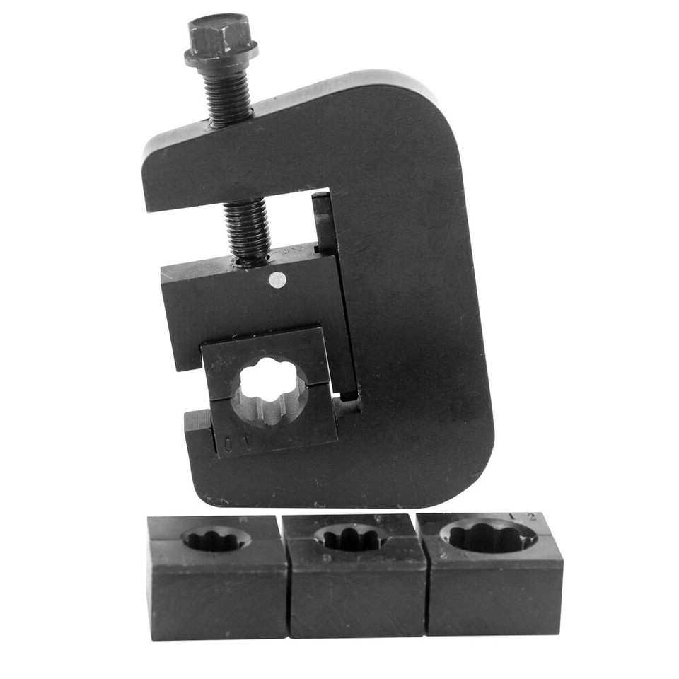 A/C Hydraulic Hose Crimper Tool Kit Hose Fittings Crimping Set Hand