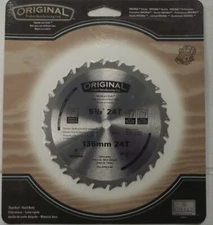 Original 00021 5-3/8" x 24 Tooth Circular Carbide Tooth Saw Blade Japan