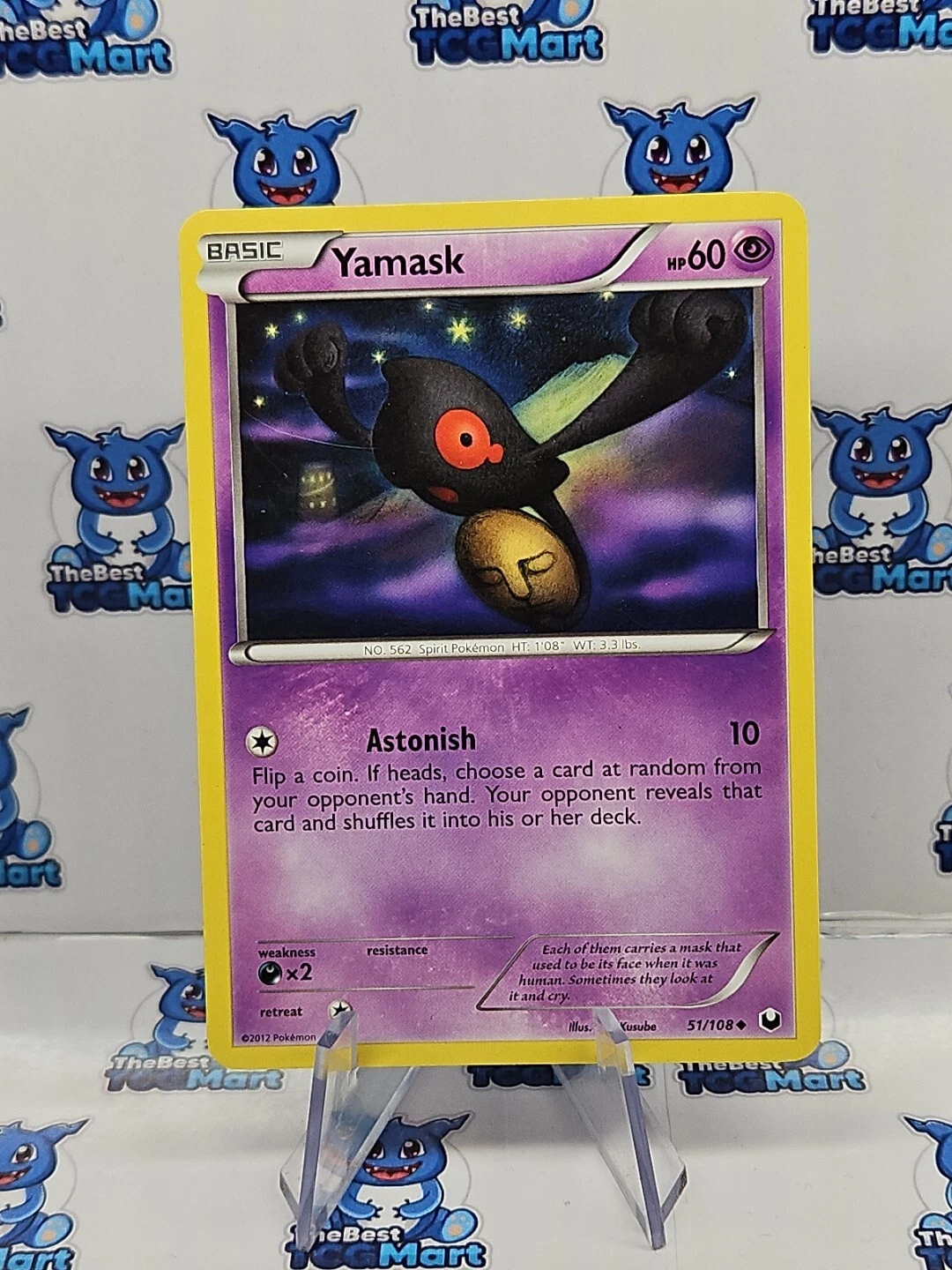 Pokémon Yamask Dark Explorers 51/108 LP