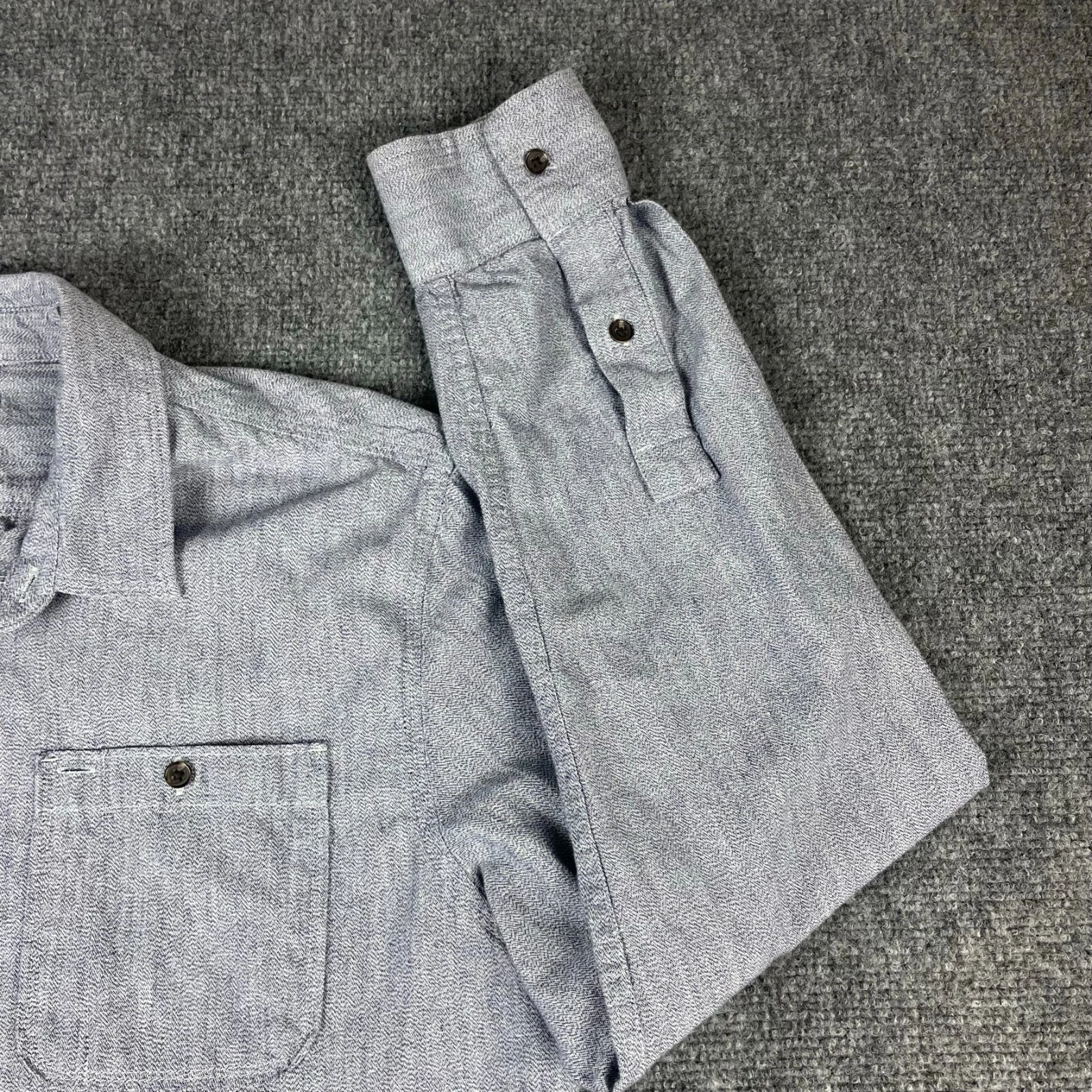 prana solid long sleeve button front lightweight pocket shirt
