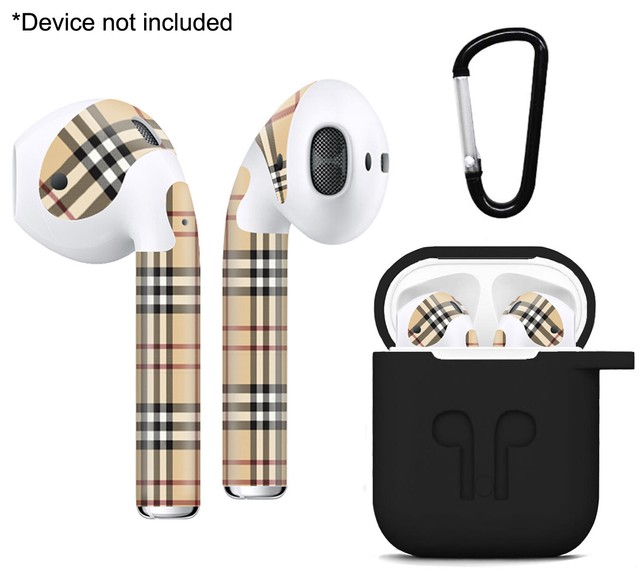Download Apple Airpod Tan Designer Skin Wrap Vinyl Airpods Decal & Black Keychain Case | eBay
