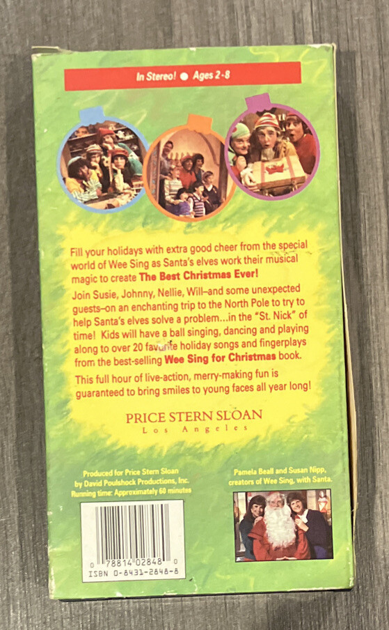 Wee Sing The Best Christmas Ever! A Happy Holiday Musical (1990) VHS
