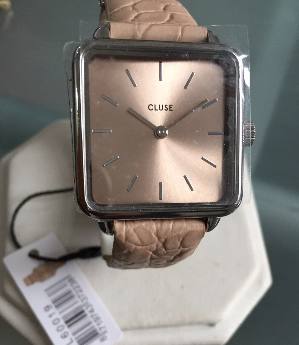 Ladies Genuine Cluse La T tragone Designer Watch CL60019 Square
