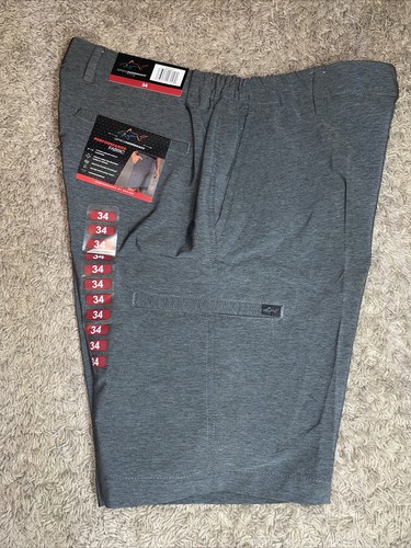 NWT Men’s Greg Norman Size 34 Black Performance Fabric Golf Shorts - 第 5/10 張圖片
