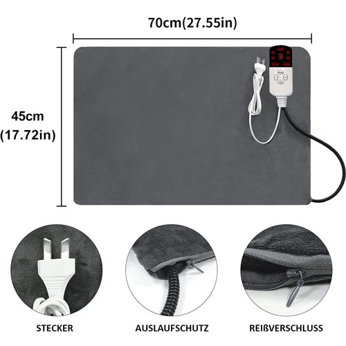 Pet Electric Heat Heated Heating Heater Pad Mat Blanket Bed Dog Cat Bunny Warm - Picture 10 of 10