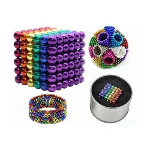 216 Stk 5mm Anti Stress Magnete Stresskiller Bunt kugeln Technik Gadget 8 Farben - Bild 5 von 15