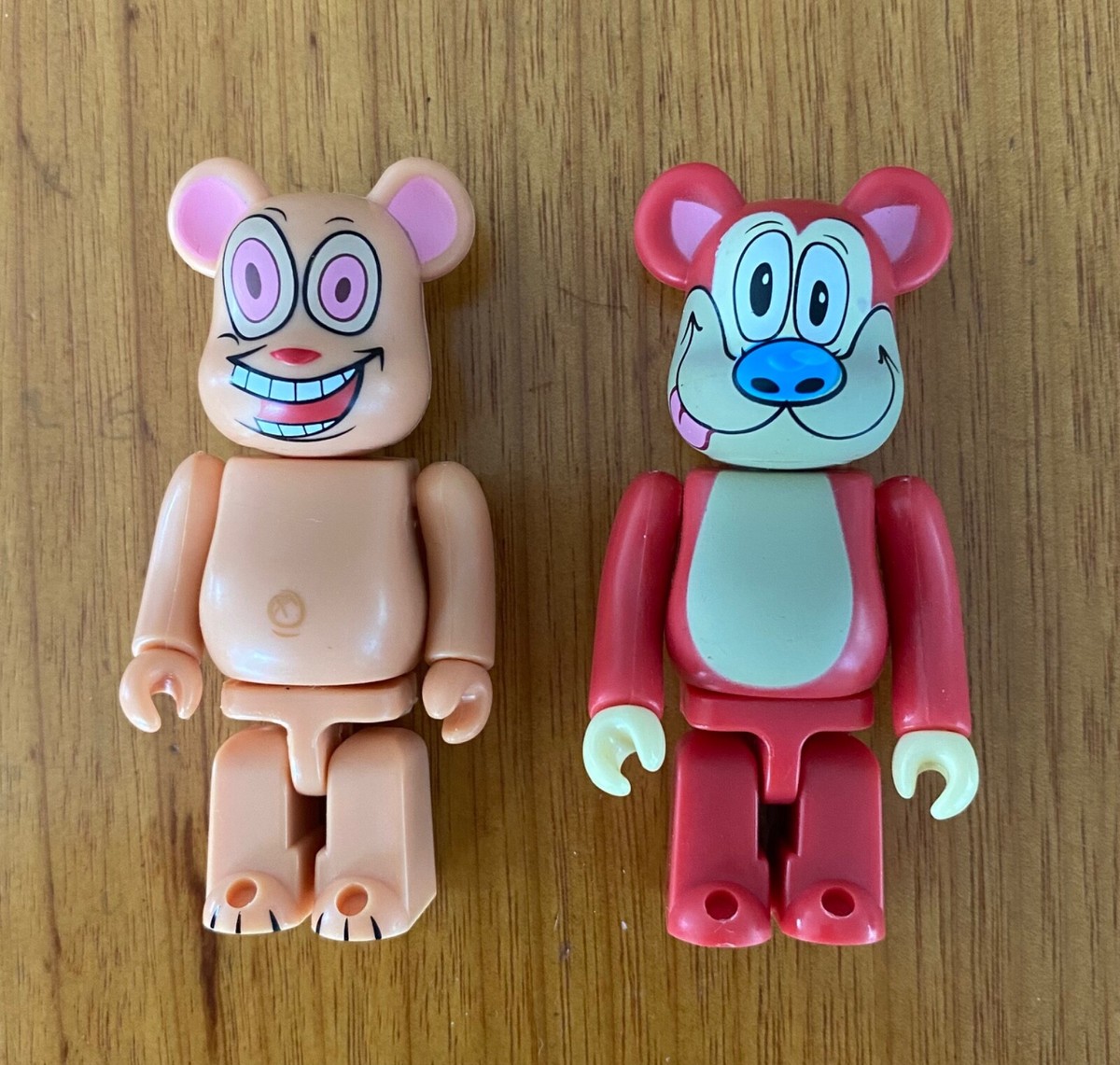 その他 MEDICOM TOY - BE@RBRICK REN &amp; STIMPY &quot;SPACE MADNESS&quot; Ren & Stimpy Space Madness 400% Be@Rbrick 2Pk - Toy Joy