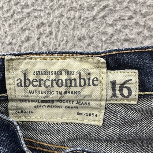 Abercrombie Baxter Low Rise Slim Boot Jeans Preppy Western Boys Size 16 x 31 - Picture 6 of 12