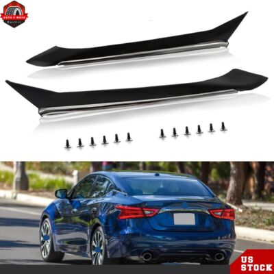 For Nissan Maxima 2016-2020 2021 Black Rear Right Left Side Pillar Molding Trim