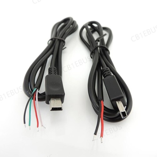 2/4 pines Mini USB Macho Jack Adaptador Cargador de Alimentación Cable de Datos Hágalo usted mismo Reparación Cable CB1 - Imagen 6 de 8