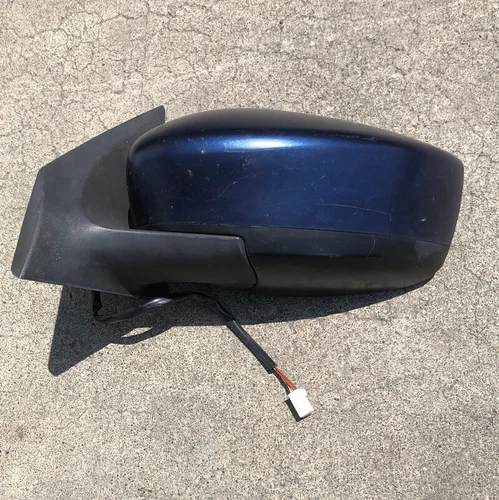 2019 NISSAN VERSA LEFT MIRROR blue OEM