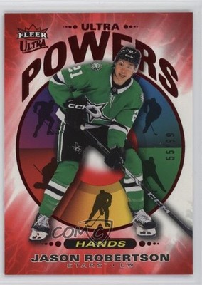 2025-26 Upper Deck Fleer Ultra Power Red 55/99 Jason Robertson #UP16of25 0nr3