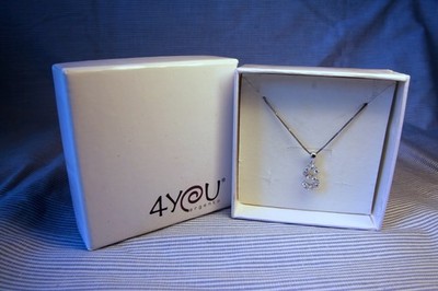 4 You Anhänger und Kette mit Buchstabe S und Zirkonia mit OVP