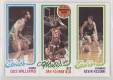 1980-81 Topps Gus Williams Dan Roundfield Kevin Restani #211-20-233 00e8