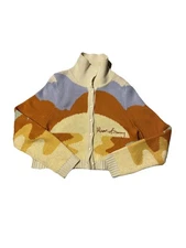 House of Sunny Women's Day Tripper Vol 2 Sweater Knit Cardigan Sunset Size US 6