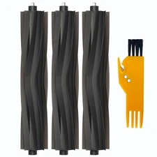 3pcs Main Brushes for Ecovacs Deebot T20 Omni/ N10 Plus Deebot T20 Roller Bru
