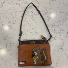 CHALA Squirrel Burnt Orange Purse
