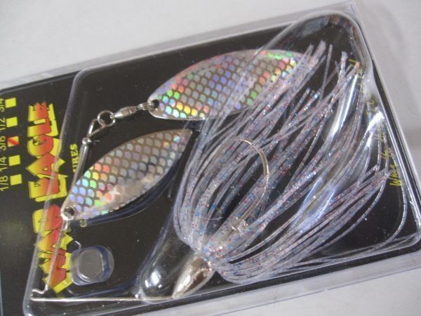 War Eagle Nickel Frame Double Willow Spinnerbait 3/8oz #07 Fire Cracker New - Image 1