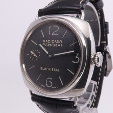 PANERAI Radiomir Black Seal PAM00183 Hand Volume Watch Stainless Steel Black 4