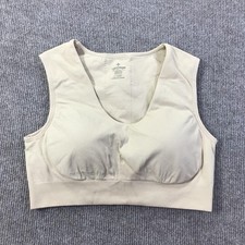 Tommie Copper Sports Bra Womens Medium Copper Zinc Infused Seamless Pullover