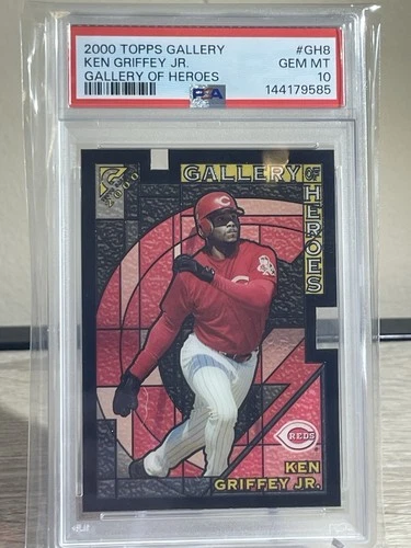 2000 Topps Gallery - Gallery of Heroes Ken Griffey Jr #GH8