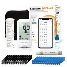 Bluetooth Blood Glucose Monitor Kit with 100 Blood Sugar Test Strips and Meter