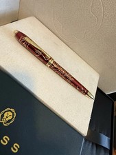 Cross Townsend 23k Pig Red Ballpoint Pen And Case,  . NOS, USA 🇺🇸
