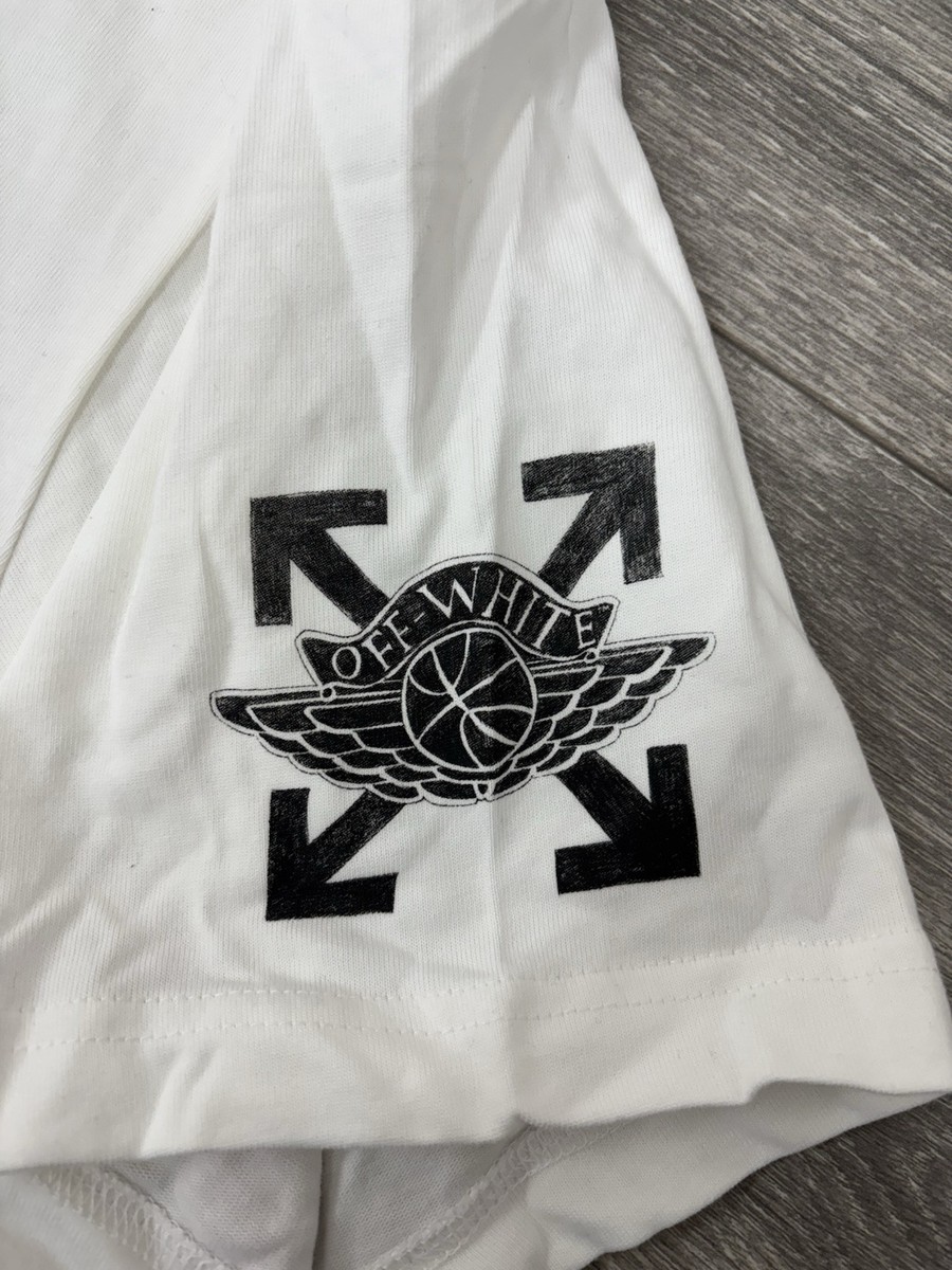 Off-white X Jordan T-shirt White Virgil Abloh Nike XXL 100 Off-white X Jordan T-shirt White Virgil Abloh Nike XXL 100