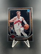 Gradey Dick 2025 Bowman Chrome #BCV-70 Toronto Raptors Topps Reptilian Insert