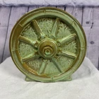 Vintage Frankoma Pottery Wagon Wheel Vase/planter