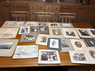 FRÜHE ANTIKE große FOTOS viktorianisch edwardianisch. Interessantes Lot