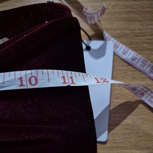 REISS Beau Velvet Crossbody Clutch Bag, Burgundy, With Tags + Dust Bag ,RRP:£148 - Picture 11 of 13