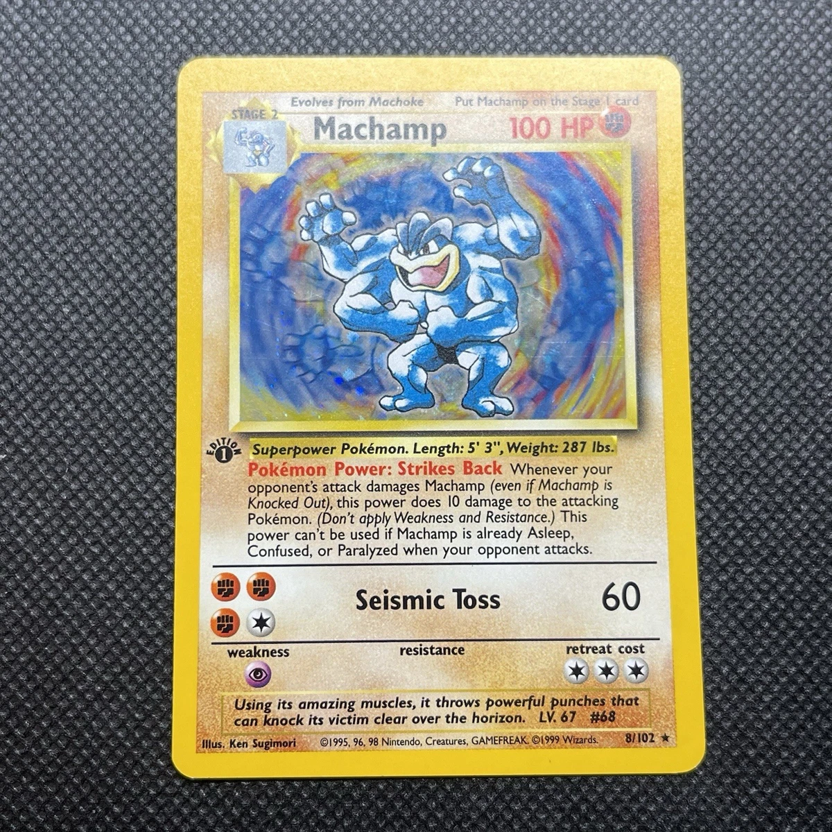 First Edition Pokémon Machamp Individual Cards for sale - eBay