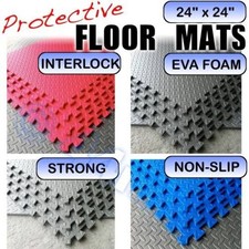 12mm Thick Anti-Fatigue Protective EVA Foam Flooring Mats Tiles NEW