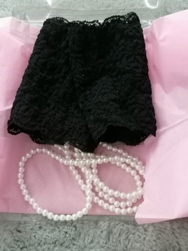 Cottelli Collection🖤sexy String schwarz Perlenstring Spitze Dessous S 36/38 NEU - Bild 7 von 8