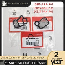 3PCS Solenoid Spool Valve Gasket Kit for VTEC Kseries Honda Accord 15845-RAA-A01