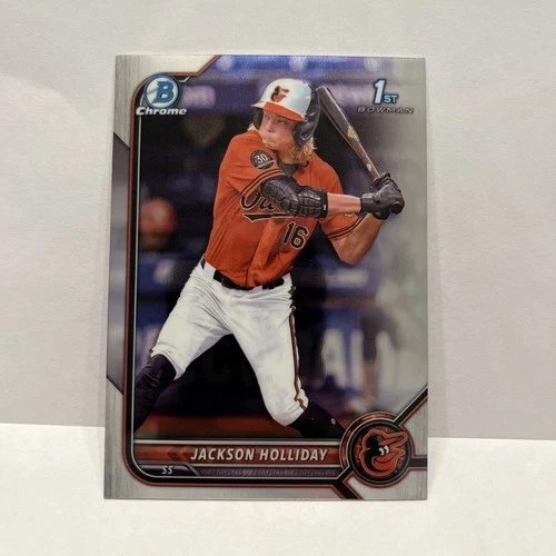2022 Bowman Chrome Draft  #BDC168 Jackson Holliday 1st Rookie ORIOLES