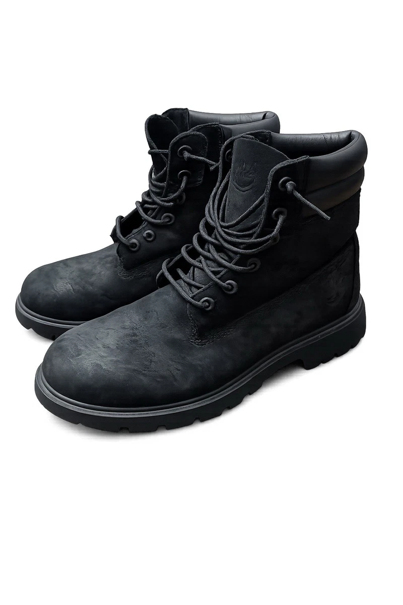 Timberland Black Low (1-1.9 in) Heel Height Boots for Women for