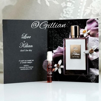 Kilian Love Don't Be Shy Eau de Pafum Sample Spray Vials- 0.05oz / 1.5ml NEW