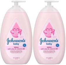 Johnson's Moisturizing Mild Pink Baby 27.1 Fl Oz Pack of 2 , B07DGKXBD7