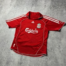 LIVERPOOL 2006 2008 HOME FOOTBALL SHIRT SOCCER JERSEY ADIDAS BOYS SIZE M